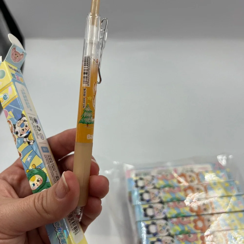 Baby Three Blind Box Pens Lot of 12 Sealed 0.5mm Cute Character Gel Pens 6062